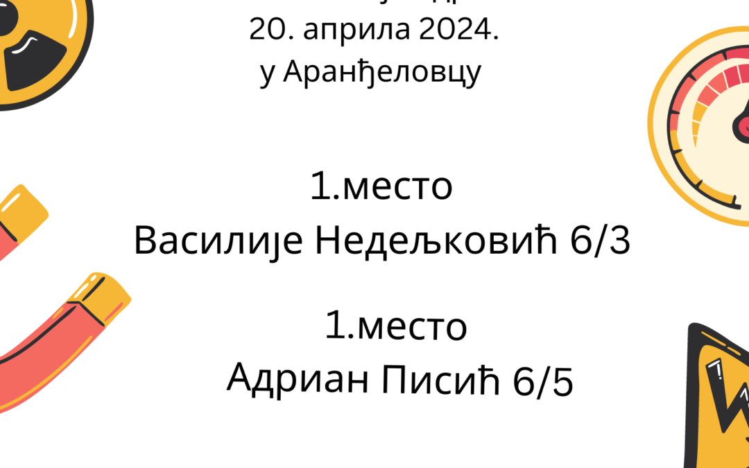 Резултати републичког такмичења из физике